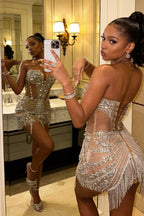 21st Birthday Outfit Dress Luxurious Heavy Handmade Party Dress Stunning Homecoming Dress Y1537 by simplepromdress