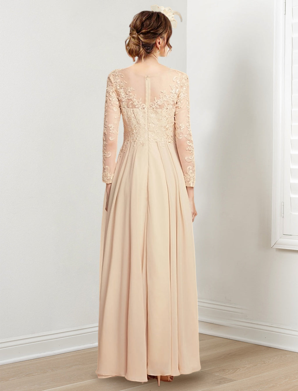 Jewel Neck Mother Of The Bride A Line Princess Dresses