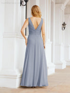 Bridesmaid Dresses for Wedding Ruffles Long Formal Prom Gowns 28039