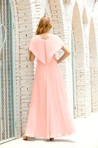 Mother of The Bride Dresses Plus Size V-Neck Floor Length Formal Prom Dress for Wedding Guest 28020