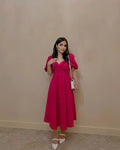 Vestido de noche sencillo en línea A con mangas cortas, vestido de fiesta estilo retro Y5505