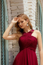 Vestidos de Dama de Honra Halter Vestido Formal de Cocktail Vestido de Baile 28015