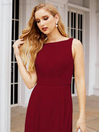 Bridesmaid Dresses for Wedding Ruffles Long Formal Prom Gowns 28039