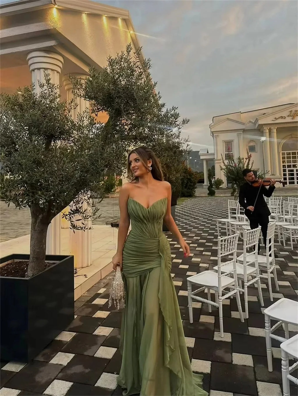 Avery Custom Sweetheart Sleeveless Off-shoulder Backless Bespoke Occasion Dresses 2025 Woman Luxury Evening Dress Elegan