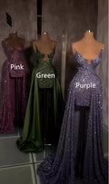 Vestido de Noite Brilhante com Lantejoulas Y8369