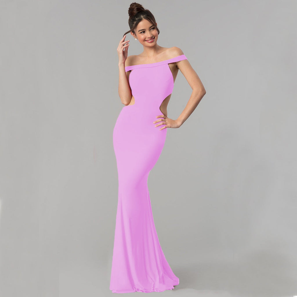 Vestido de Noite Maxi Decotado para Mulheres – Vestido Formal Elegante