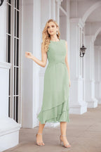 Vestido de fiesta formal de dos piezas en línea A para madre de la novia Numbersea 28072
