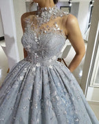 Vestido de princesa em linha A glamoroso Vestido de baile Vestido doce 16 Y4001