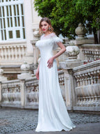 Sheath / Column  Fashion Formal Evening Dresses Sleeveless Floor Length Prom Dresses Party Dresses