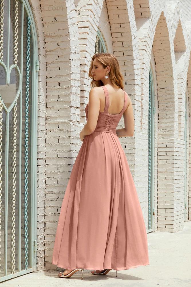 Vestidos de Dama de Honra Halter Vestido Formal de Cocktail Vestido de Baile 28015