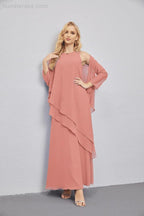 Abito da Sposa Madre con Cardigan Leggero Aperto Davanti Abito da Cerimonia Elegante 28081