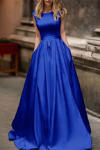 Cap Sleeve Wedding Dress With Pockets For Modern Bride