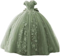 Vestidos Novos de Renda para Quinceanera com Aplicações, Ombros Descobertos, Vestido Doce 16, Vestido de Baile Y4340