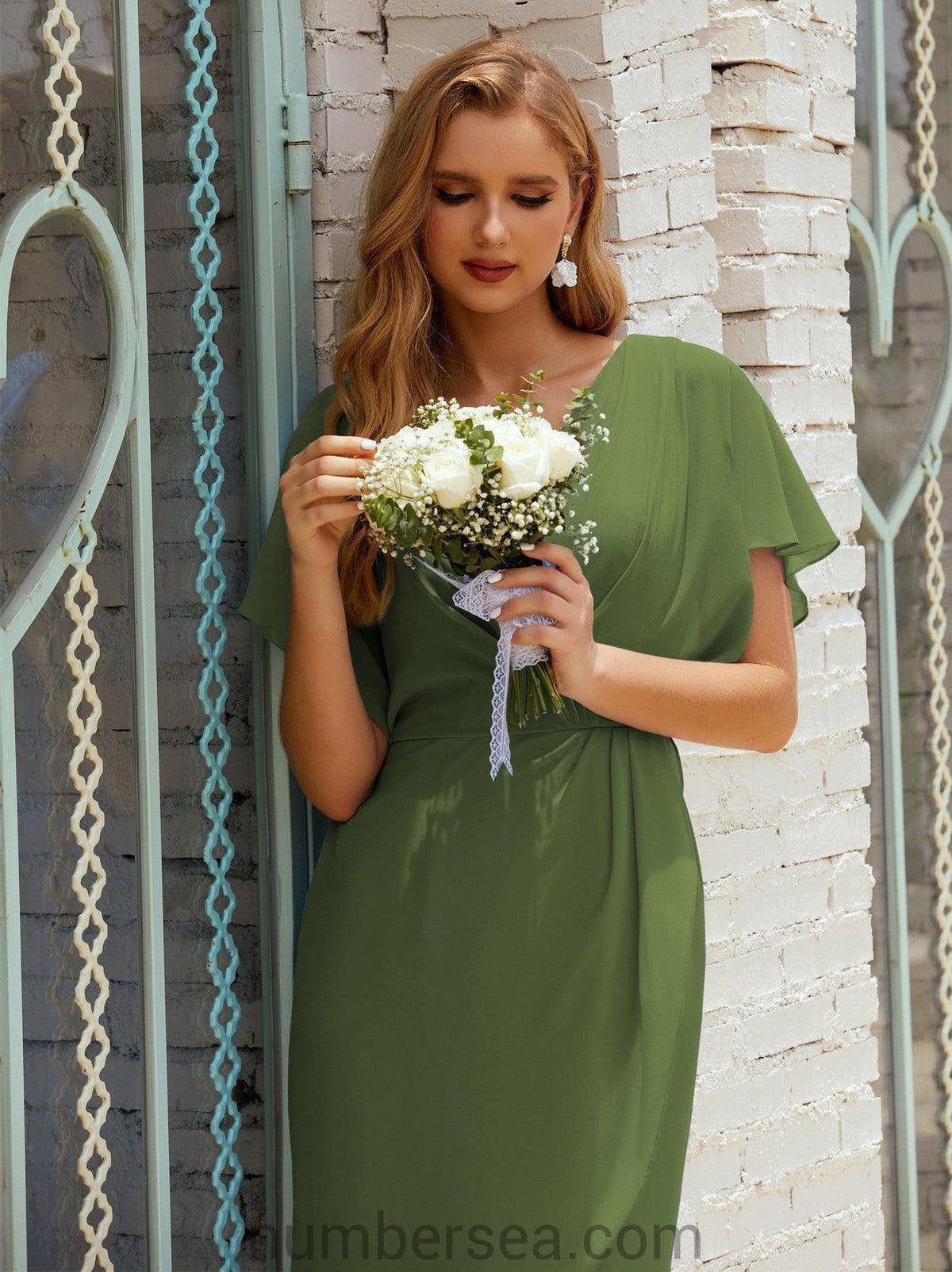 Vestidos de Baile de Regresso a Casa Comprimento ao Joelho Sem Mangas Modelo 28021