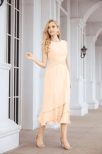 Vestido de fiesta formal de dos piezas en línea A para madre de la novia Numbersea 28072