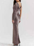 Robe longue manche unique Smoke One