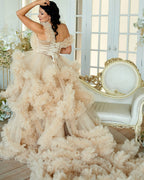 6104#Robes pour séance photo de maternité robe de grossesse pour fête prénatale