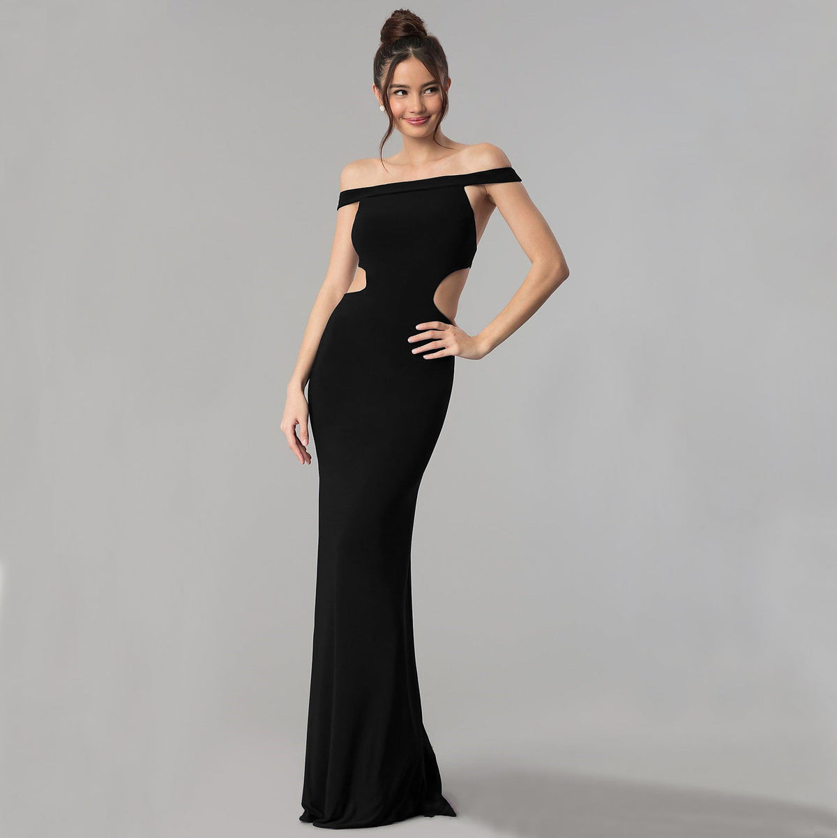 Vestido de Noite Maxi Decotado para Mulheres – Vestido Formal Elegante