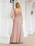 Bridesmaid Dresses for Wedding Ruffles Long Formal Prom Gowns 28039