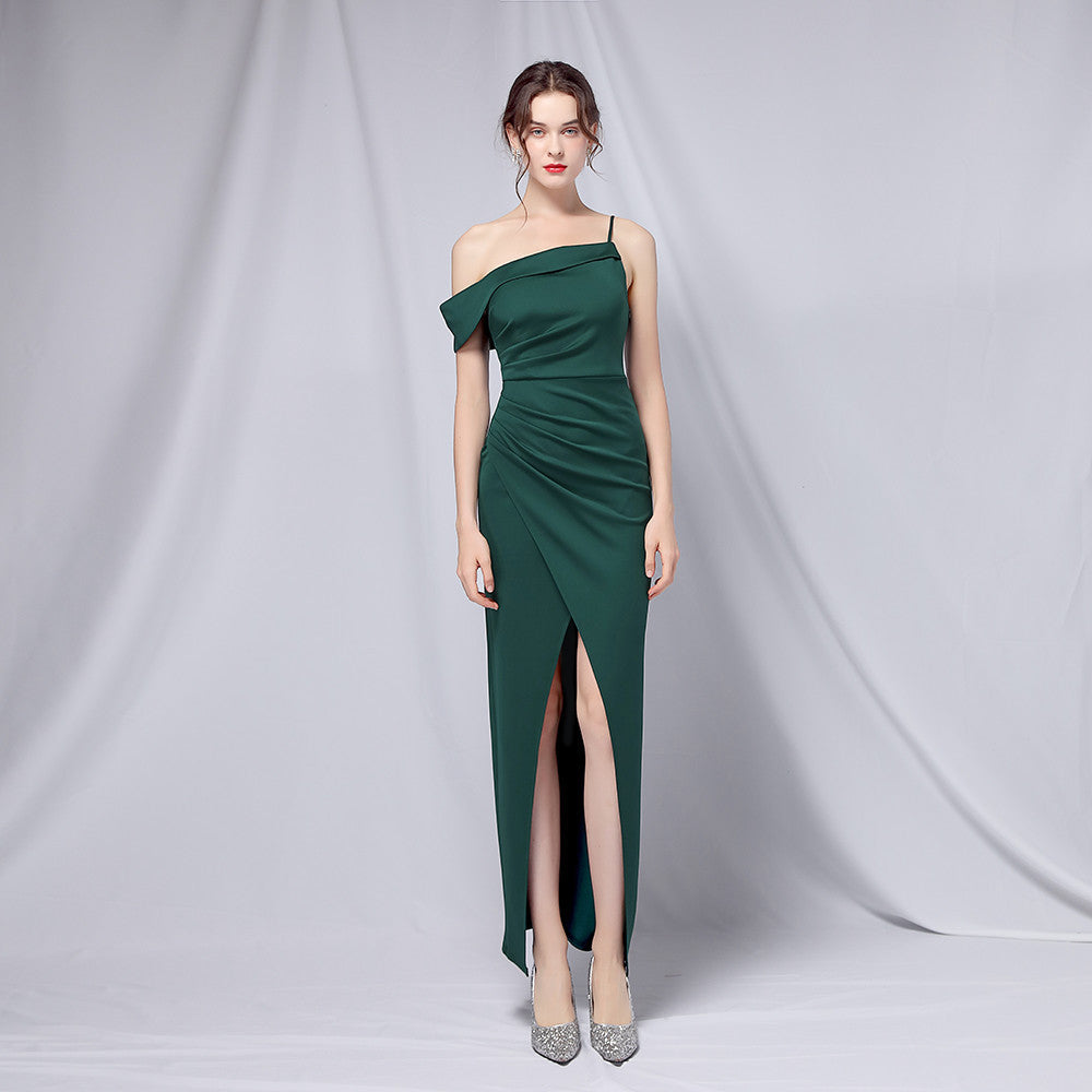 Abito da Sposa Primaverile Spalla Scoperta per Toast Abito da Sposa Snellente Corto da Cocktail Sera