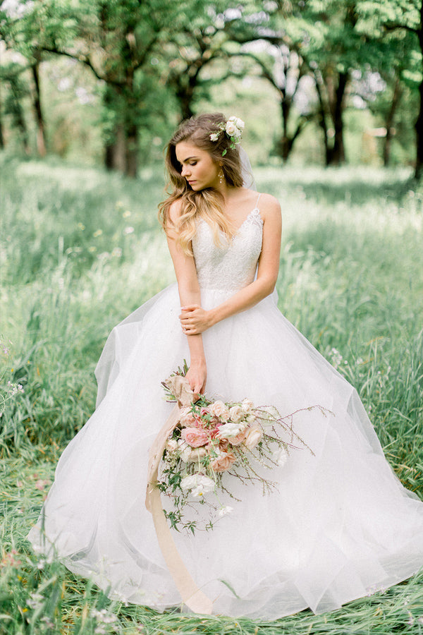 A-line Elegant Forest Wedding Dresses Best Bridal Gowns