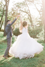 A-line Elegant Forest Wedding Dresses Best Bridal Gowns