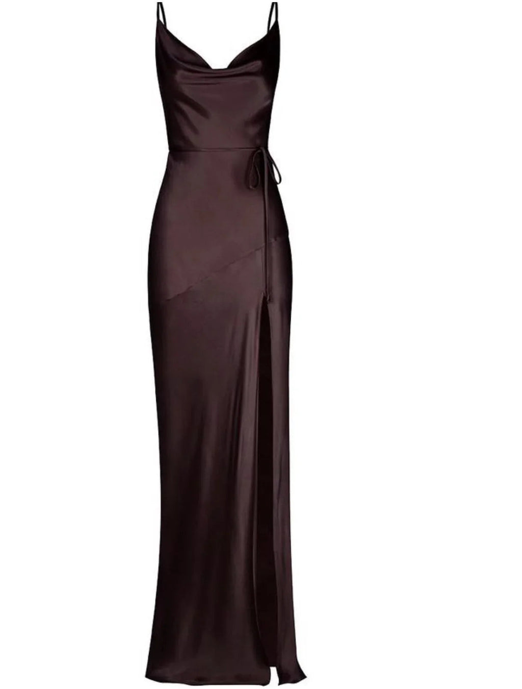 فستان سهرة طويل بأشرطة رفيعة أنيق فستان سهرة ساحر Y4647
