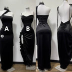 Black Sexy Sheath Prom Dress Evening Dress Y8270