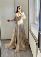 Vestido de festa elegante vestido de noite Vestido longo de baile Y6992