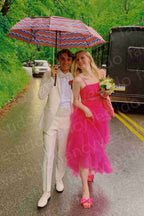 Roycebridal – Princess – Stufen-Ballkleid aus Tüll in Pink