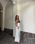 Vestido largo elegante de tubo para fiesta vestido de noche de moda Y7289