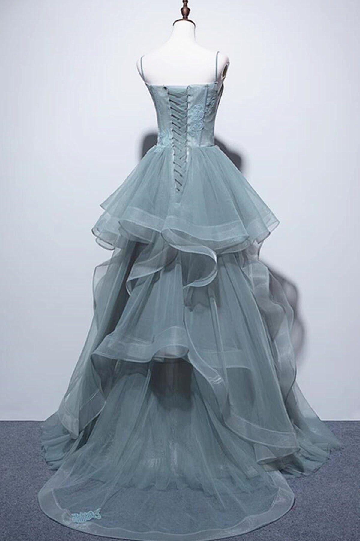 Vestidos compridos de renda para baile, vestidos compridos verdes de renda para cerimónias formais à noite