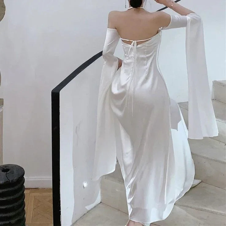 Vestido de noche elegante de moda para mujer verano Fiesta de graduación femenina Y4127