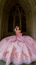 Vestido de Baile com Decote Coração e Lantejoulas, Vestido de Quinceanera, Vestido para 16 Anos Y2268