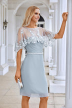 Sciarpa da donna in chiffon con pizzo minimalista Abiti da sera per damigelle Abiti da sera per feste di nozze 28113