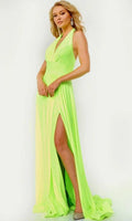 Lime Green Halter Dress SYP77