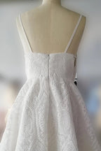 Cheap A-Line Spaghetti Strap Short Graduation Homecoming Party Dress