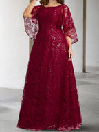 Mother Of The Bride Princess A Line Dresses Featuring Applique And Sequins