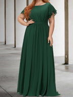 A-Line/Princess Short Sleeves Mother of the Bride Dresses