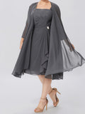 Mother Of The Bride Princess A Line Dress With Jacket Elegant Gown