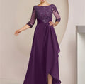 Floor Length Mother Of The Bride A Line Princess Scoop Dresses