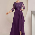 Floor Length Mother Of The Bride A Line Princess Scoop Dresses