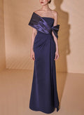 Off Shoulder Ruched Sheath Dress For Mother Of The Bride