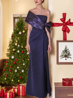Off Shoulder Ruched Sheath Dress For Mother Of The Bride