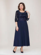Princess A-Line Plus Size Mother Of The Bride Dress With Appliques