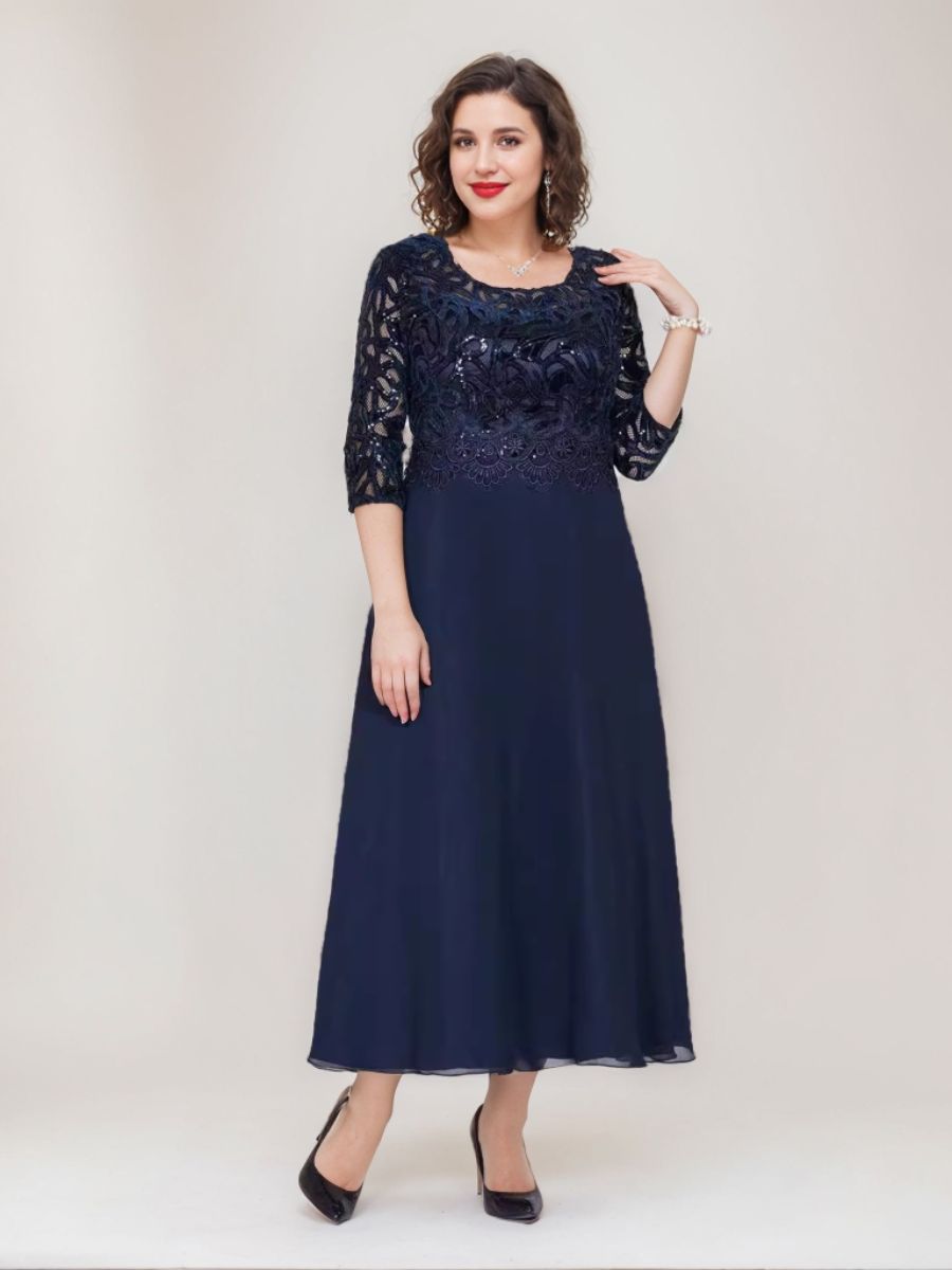Princess A-Line Plus Size Mother Of The Bride Dress With Appliques