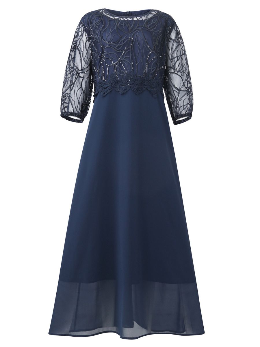 Princess A-Line Plus Size Mother Of The Bride Dress With Appliques