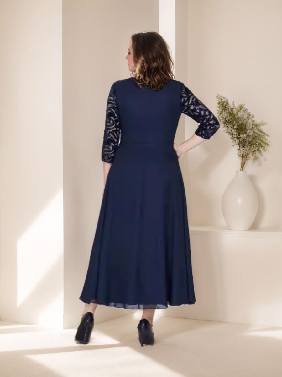 Princess A-Line Plus Size Mother Of The Bride Dress With Appliques