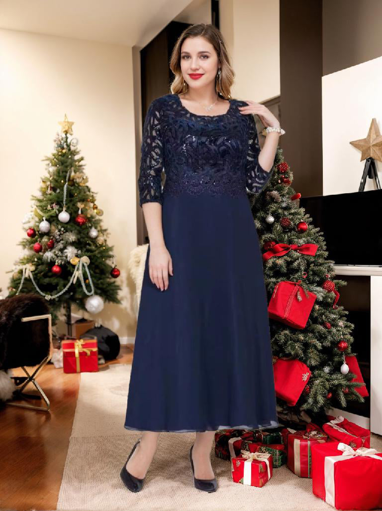 Princess A-Line Plus Size Mother Of The Bride Dress With Appliques