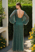 Sequined Scoop Neck Sheath Dress For Mothers Of The Bride And Groom